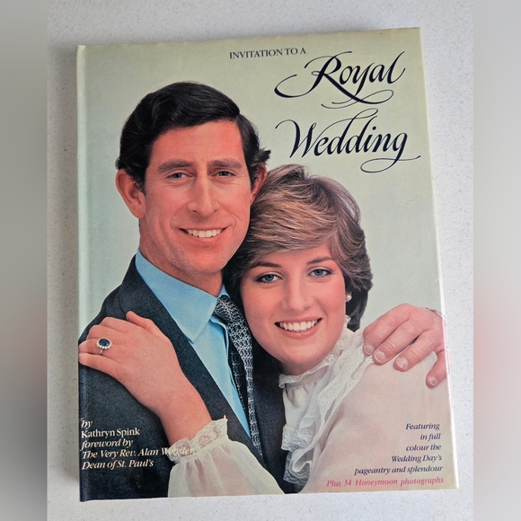 Other - Vintage 1981 Invitation To A Royal Wedding Princess Diana Hardcover Book